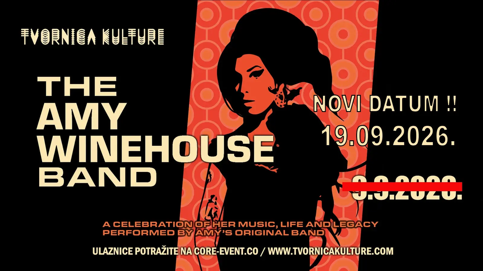 The Amy Winehouse Band - Tvornica Kulture - Zagreb - 27.04.2026.