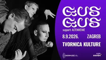 Gusgus - Tvornica Kulture - Zagreb - 28.08.2026.