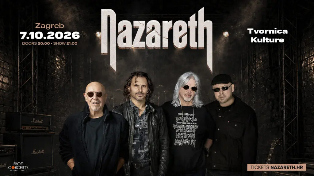 Nazareth - Tvornica Kulture - Zagreb - 28.08.2026.