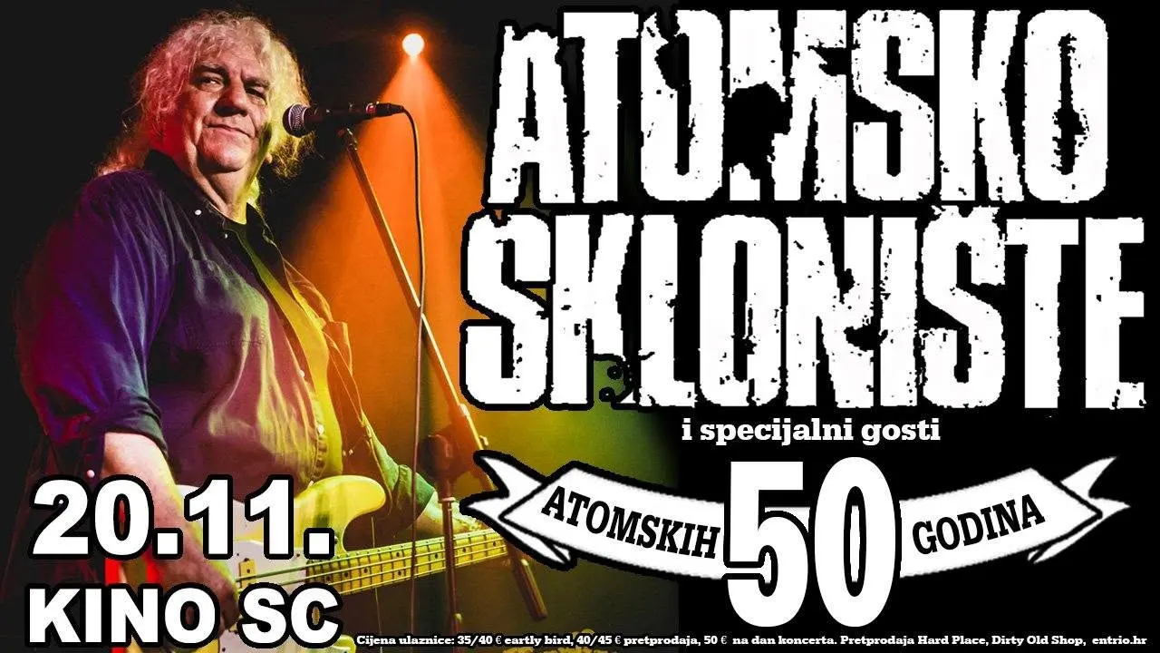 Atomsko sklonište - Kino SC - Zagreb - 30.08.2026.