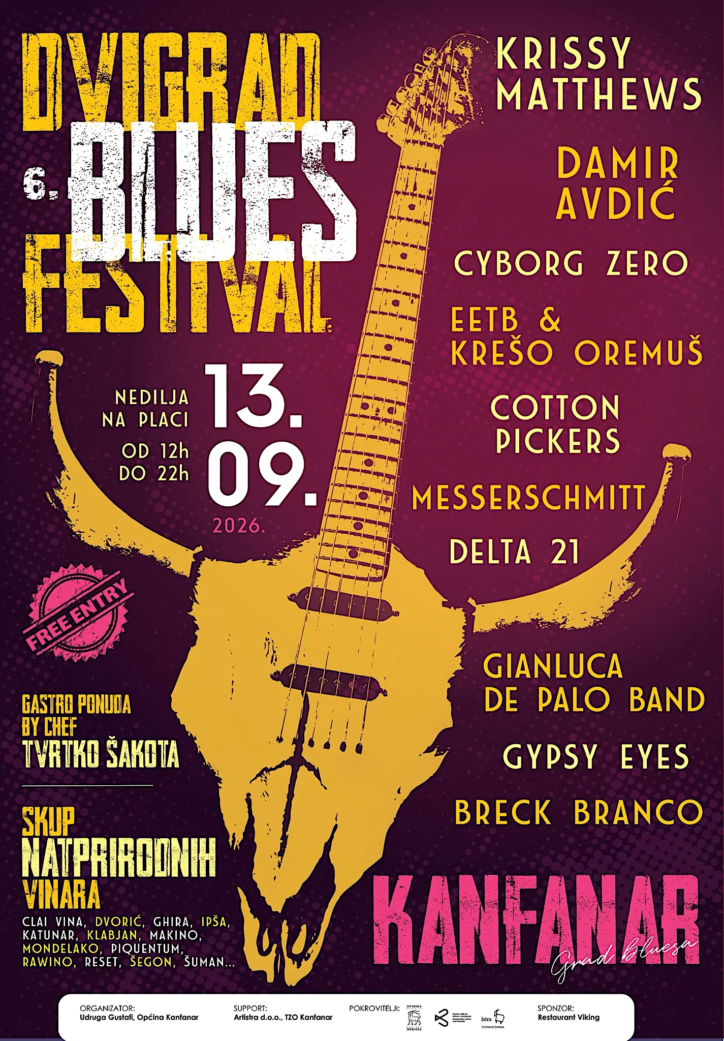 Krissy Matthews, Damir Avdić, Cyborgs, Messerschmitt - Dvigrad Festival - Kanfanar - 04.09.2026.