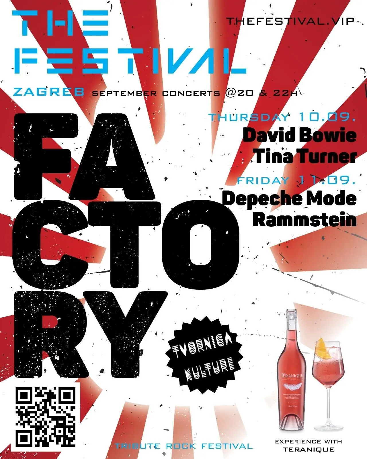 David Bowie, Tina Turner - Tvornica Kulture - Zagreb - 07.09.2026.