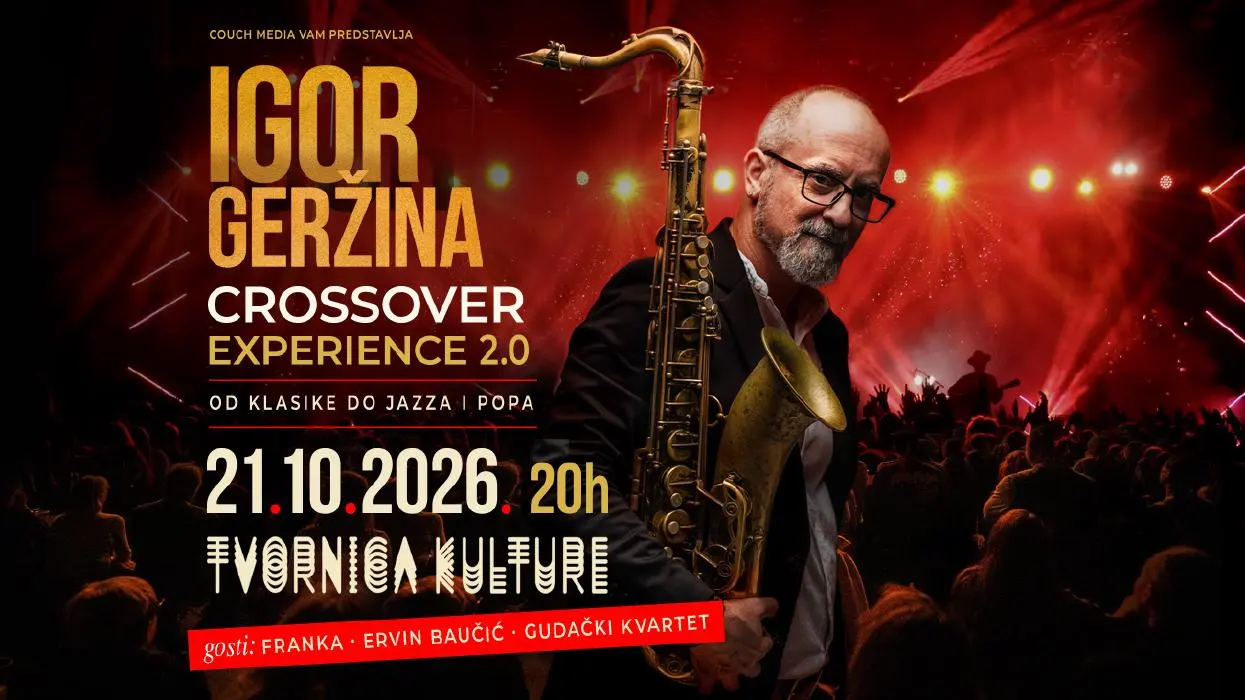 Igor Geržina - Tvornica Kulture - Zagreb - 17.09.2026.