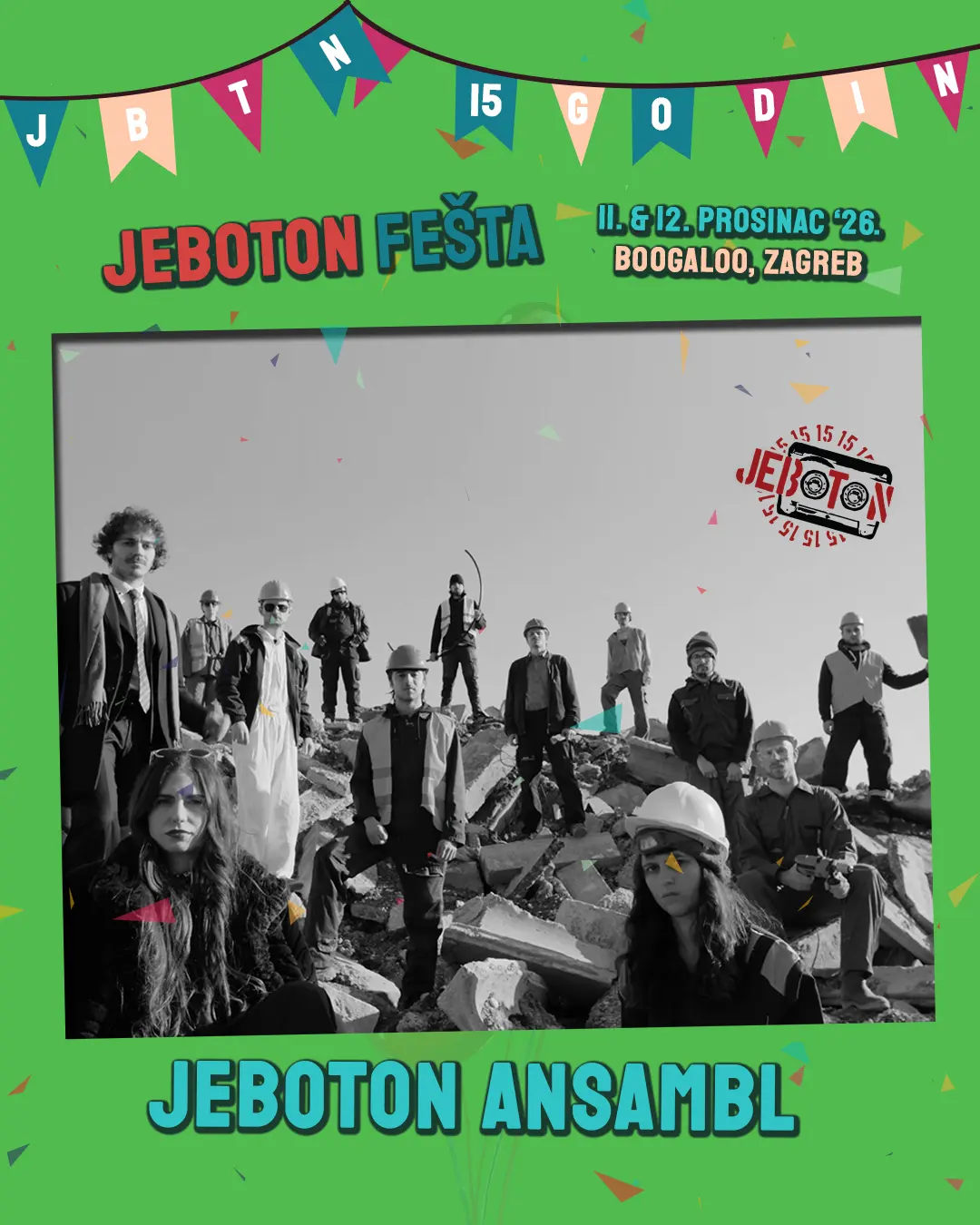 JeboTon, Idem, Pokle, Tandara, Mitsko Biće - Boogaloo - Zagreb - 21.09.2026.