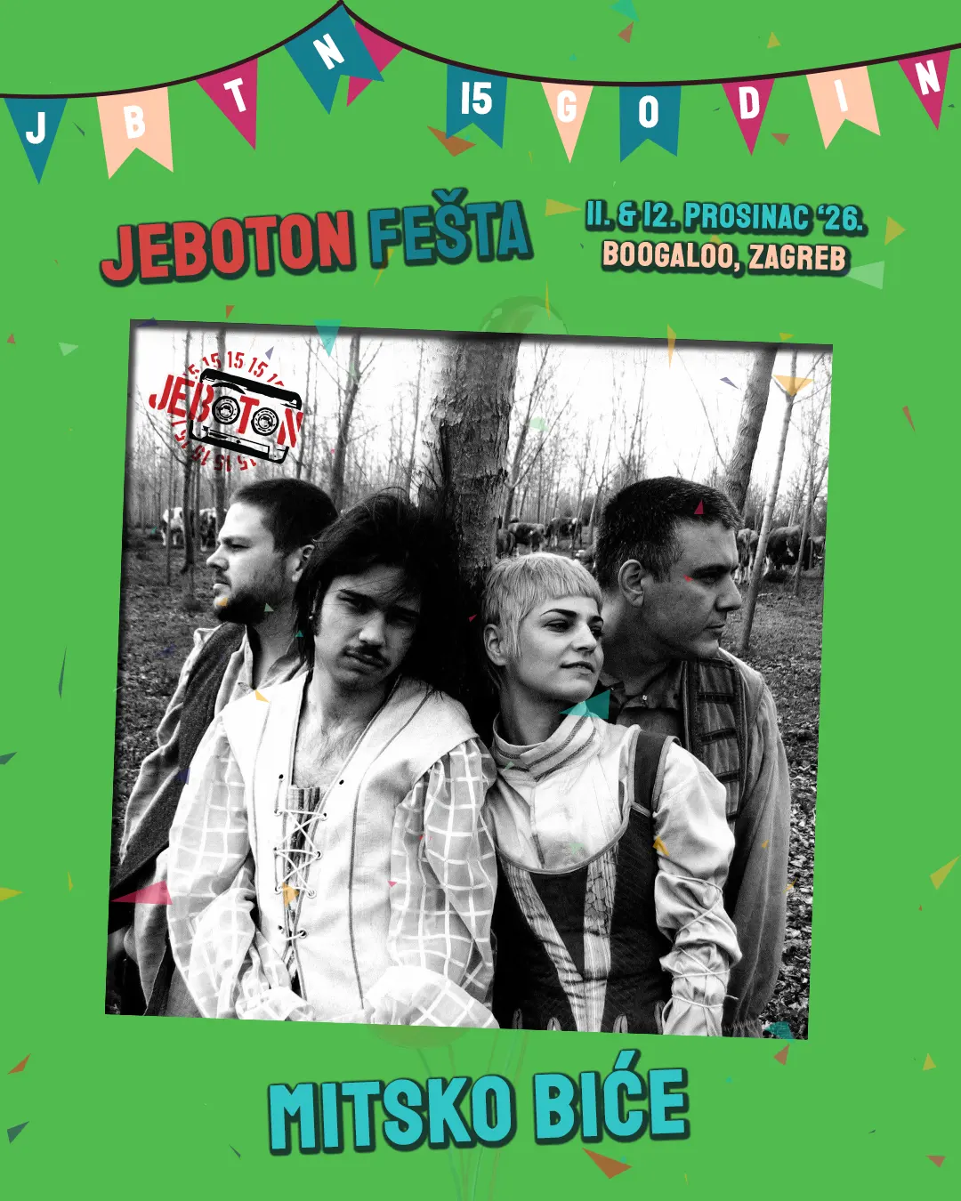 JeboTon, Idem, Pokle, Tandara, Mitsko Biće - Boogaloo - Zagreb - 21.09.2026.