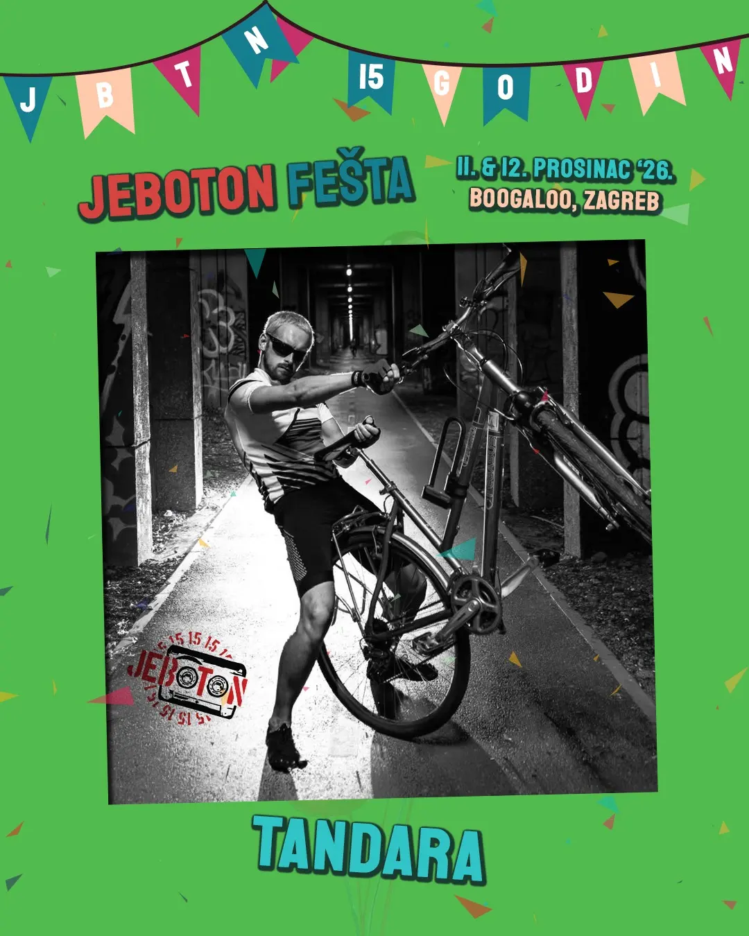 JeboTon, Idem, Pokle, Tandara, Mitsko Biće - Boogaloo - Zagreb - 21.09.2026.