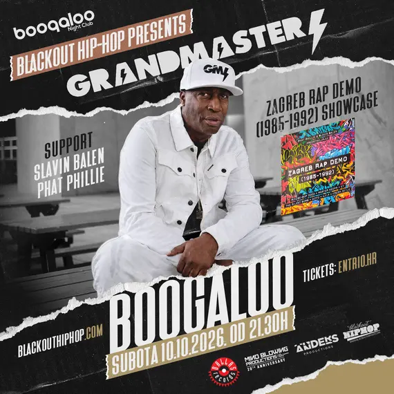 GRANDMASTER FLASH - Boogaloo - Zagreb - 29.09.2026.