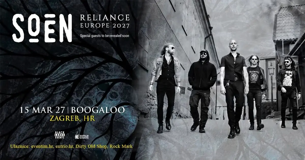 Soen - Boogaloo - Zagreb - 29.09.2026.