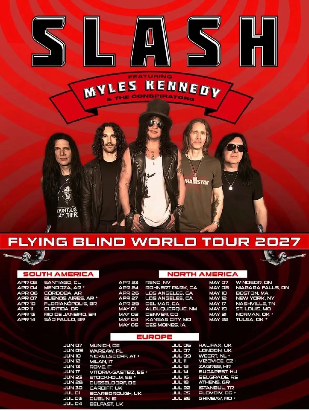 Slash, Myles Kennedy & The Conspirators - ŠRC Šalata - Zagreb - 03.10.2026.