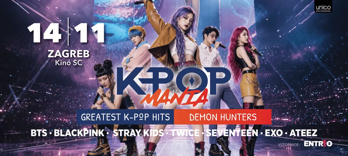 K-pop Mania - Kino SC - Zagreb - 03.10.2026.