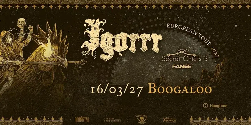 IGORRR, Secret Chiefs 3, Fange - Boogaloo - Zagreb - 07.10.2026.