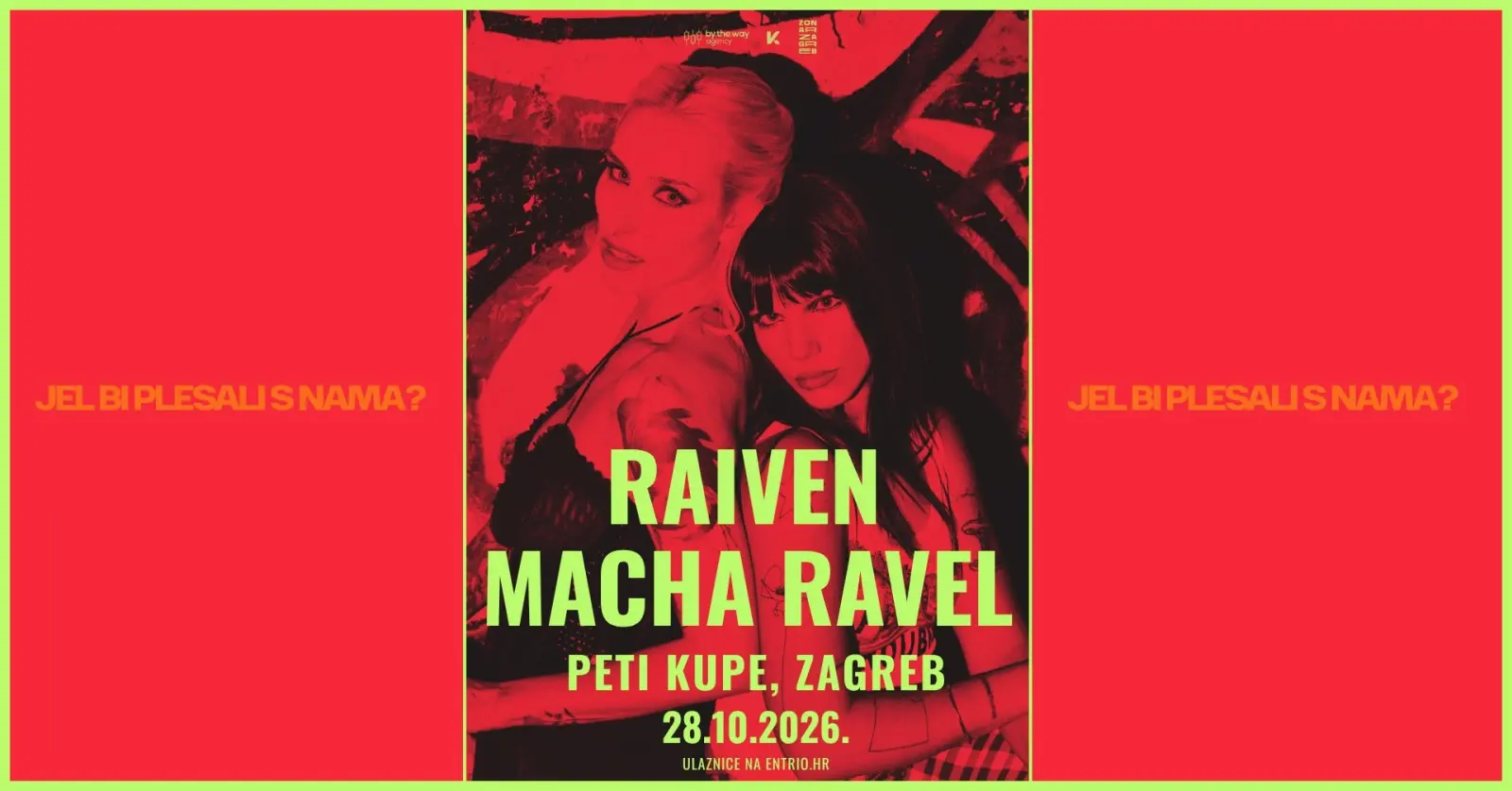 Macha Ravel, Raiven - Peti Kupe - Zagreb - 15.10.2026.