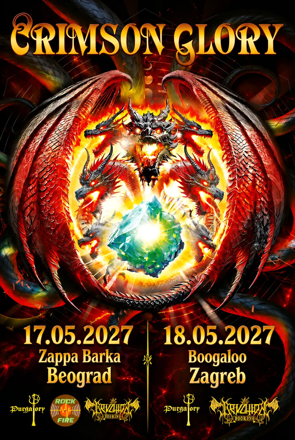 Crimson Glory - Boogaloo - Zagreb - 20.10.2026.