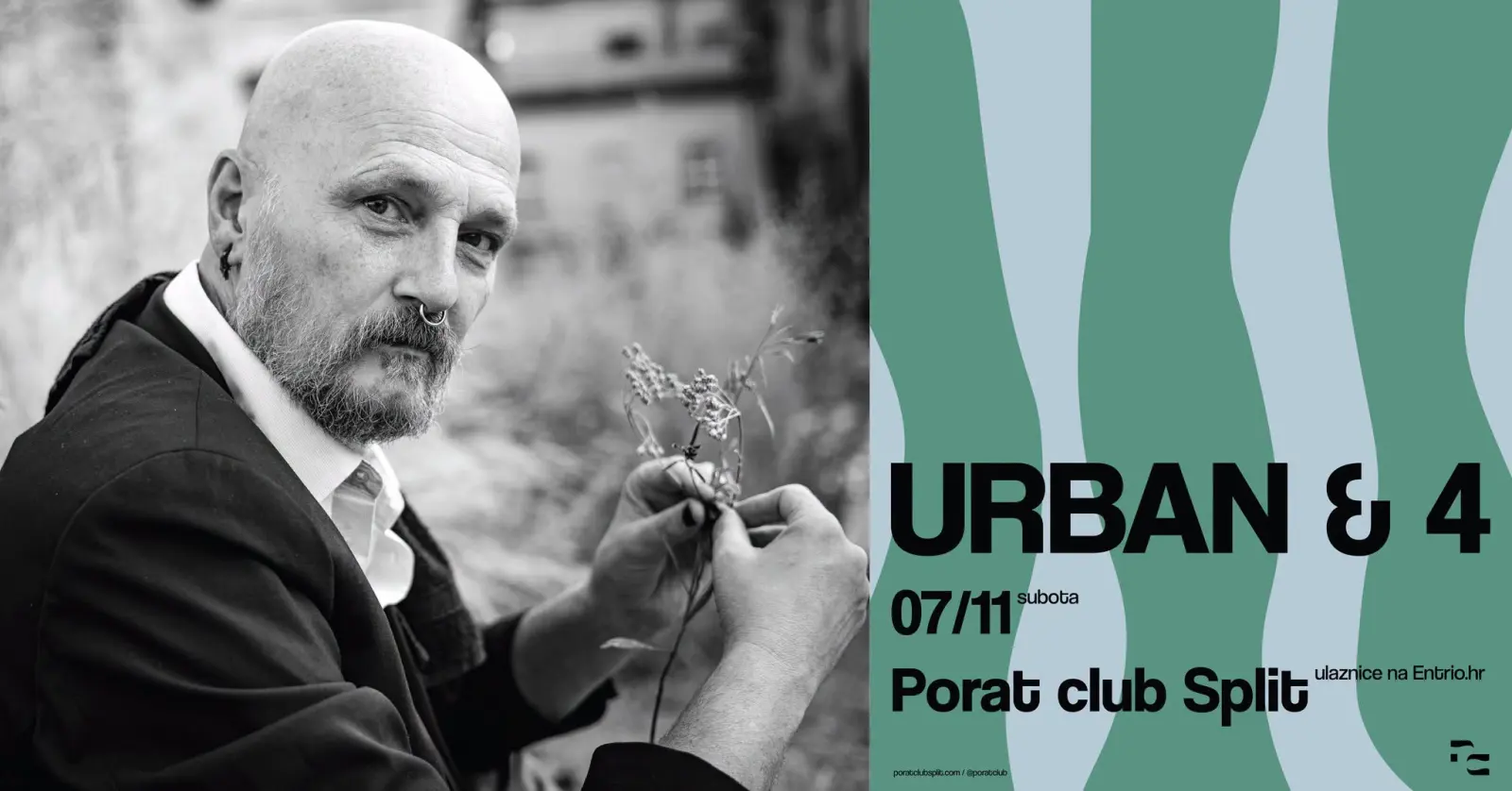 Damir Urban, Urban & 4 - Porat Club - Split - 22.10.2026.