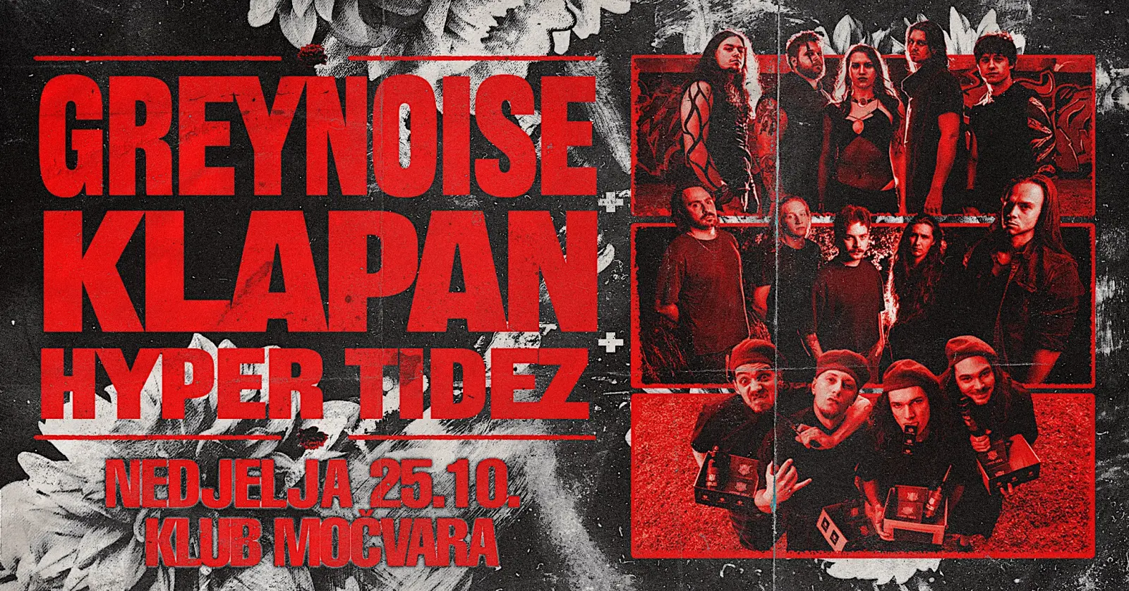 Greynoise, Hyper Tidez - Klub Močvara - Zagreb - 22.10.2026.