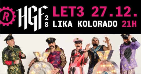 Let 3 i Lika Kolorado otvaraju obnovljeni klub Regenerator u Zaboku i novu sezonu Hrvatskog demo rock festivala HGF!