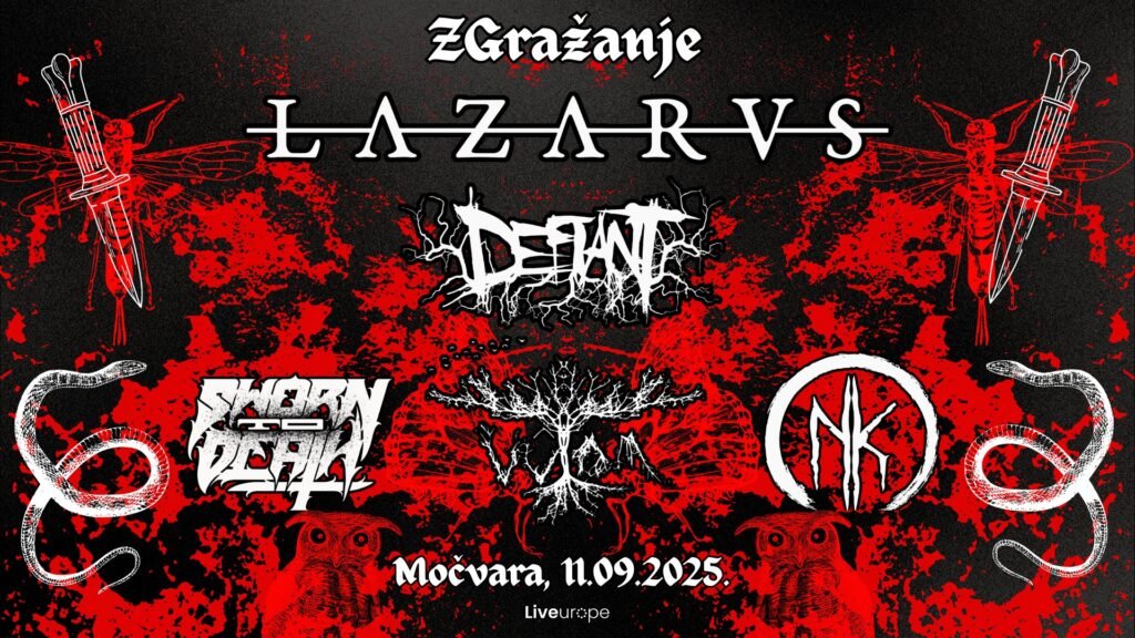 ZGražanje: Lazarvs, Vûlom, Sworn to Death, Enkor, Defiant u Močvari