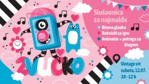 Zvučko se vraća u vrt Vintage Industrial Bara – subotnja DJ slušaonica za najmlađe uz potragu za blagom!