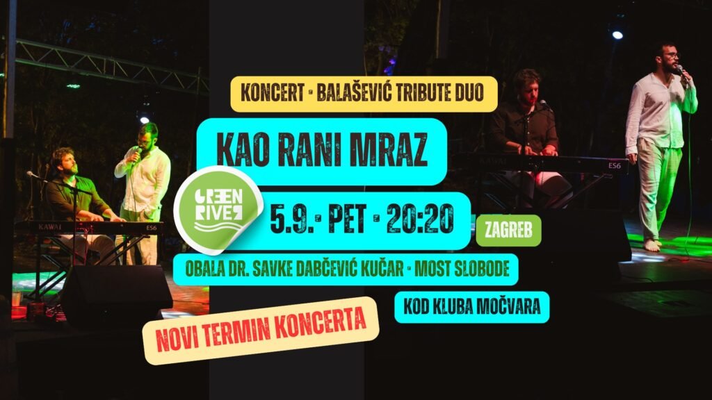 Koncert 'KAO RANI MRAZ' Balašević Tribute Duo