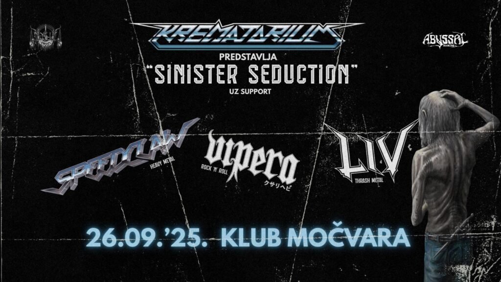 KREMATORIUM - live promocija albuma “SINISTER SEDUCTION”
