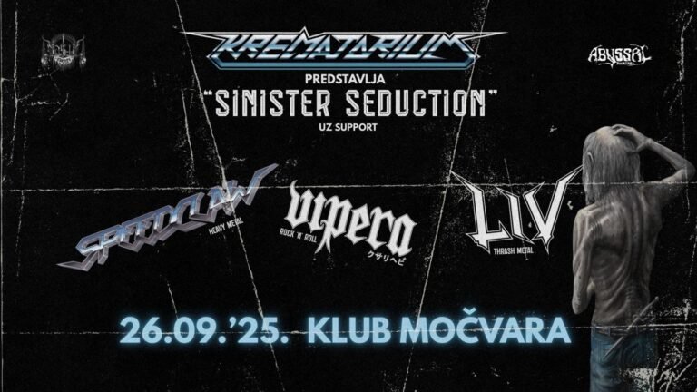 KREMATORIUM - live promocija albuma “SINISTER SEDUCTION”