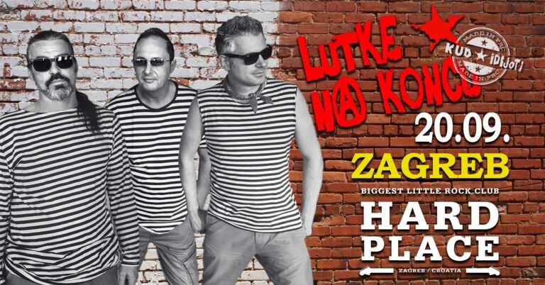 Kud Idijoti tribute LUTKE NA KONCU - Zagreb, Hard Place 20.09.2025.