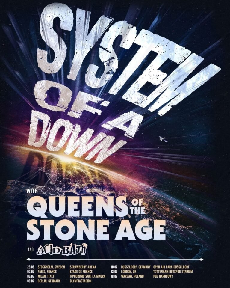 System of a Down vraćaju se na europske stadione uz Queens of the Stone Age