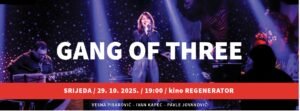 Vesna Pisarović s hvaljenim jazz projektom Gang of Three nastupa u zabočkom Regeneratoru