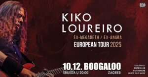 Kiko Loureiro - gitaristički metal virtuoz 10.12.2025 po prvi puta u Zagrebu