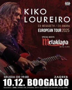 METAKLAPA ĆE NASTUPITI KAO POSEBNI GOSTI NA KONCERTU METAL GITARISTIČKOG VIRTUOZA KIKO LOUREIRA