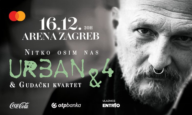 Urban&4 uz gudački kvartet sutra u rasprodanoj Areni Zagreb - upute organizatora 