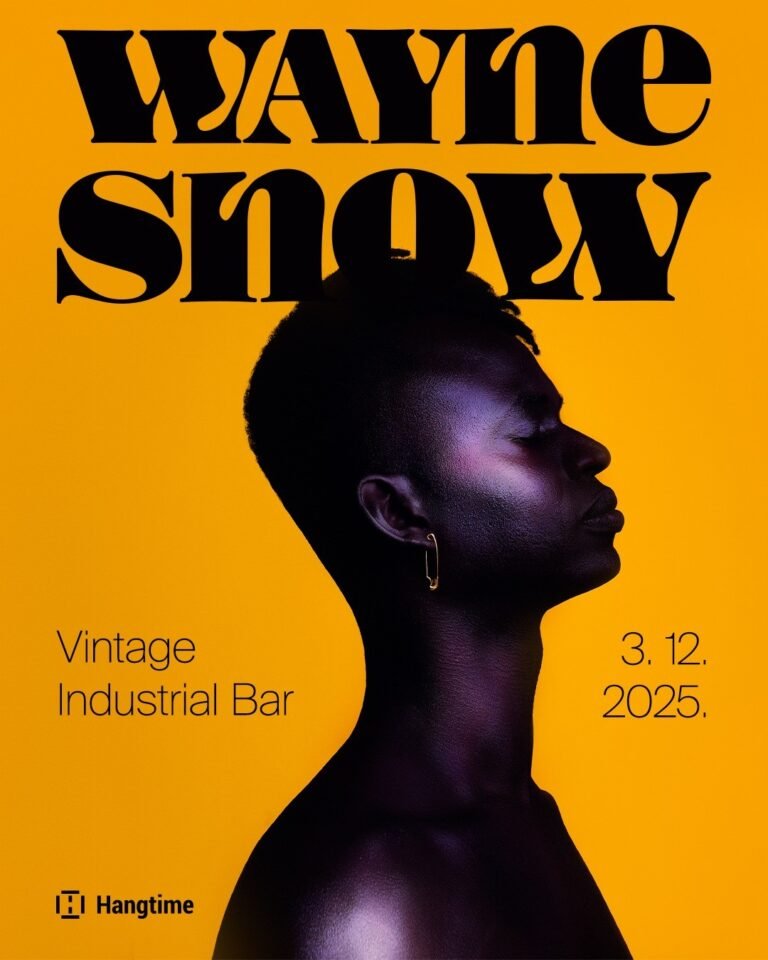 Nigerijski kantautor Wayne Snow u srijedu u Vintageu, objavljena i satnica!
