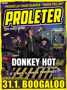 Proleter promocija novog albuma uz goste Donkey Hot 31 01 Boogaloo Zagreb