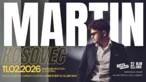 Martin Kosovec najavio prvi samostalni koncert u Saxu 11. veljače!