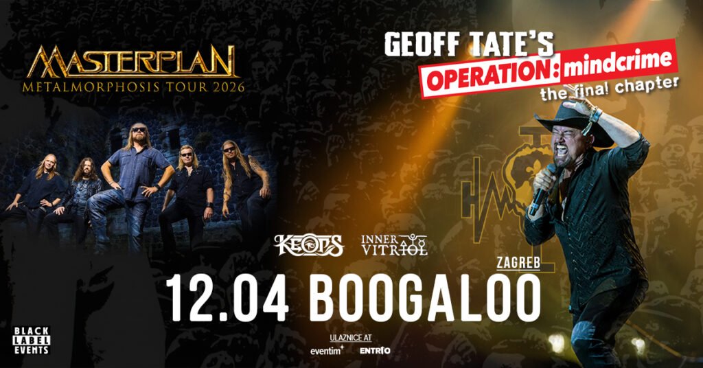 GEOFF TATE & MASTERPLAN – ZAGREB 2026