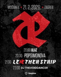 EBM doajen LEÆTHER STRIP i Popsimonova ovu subotu u Močvari, poznata i satnica!