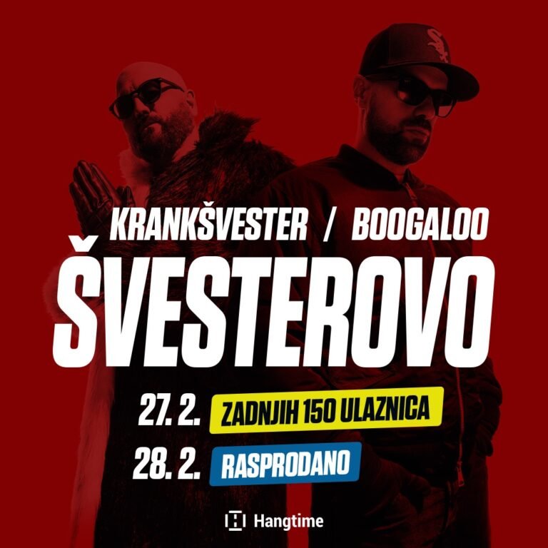 Švesterovo ovaj vikend u Boogaloou, poznata i satnica za oba dana!