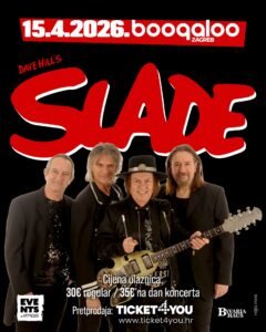 DAVE HILL’S SLADE – live u Zagrebu 15. travnja Boogaloo 