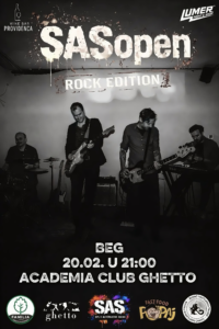 SASopen: ROCK EDITION – nastup makarske grupe Beg!