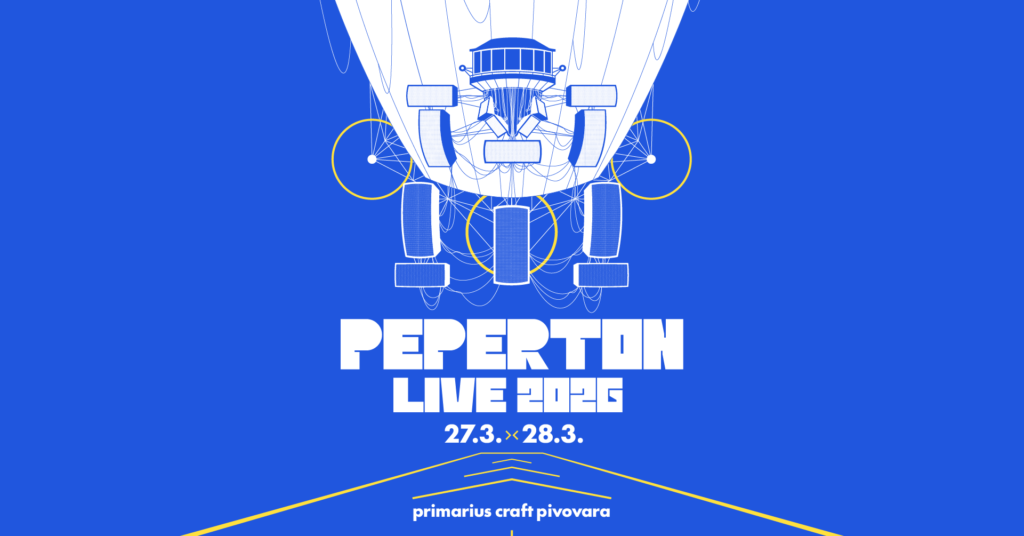 Peperton Live Festival u PriMarius craft pivovari (Zagreb) petak 27.3. i subota 28.3.