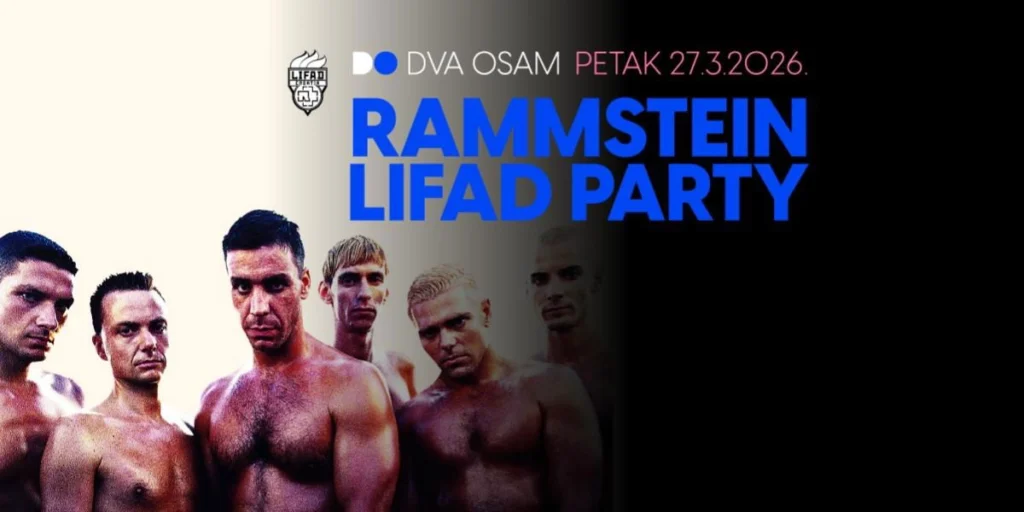 Rammstein LIFAD Party Petak, 27.3.2026. / 22:00