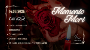 „Memento Mori“ u Crnom mačku: Izložba fotografija, tarot, tetoviranje, radionice i DJ program