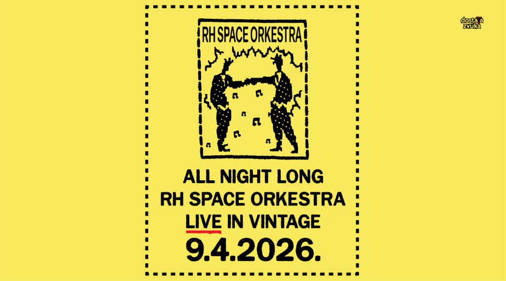 Jedinstveni RH Space Orkestra 9. travnja u Vintage Industrial Baru
