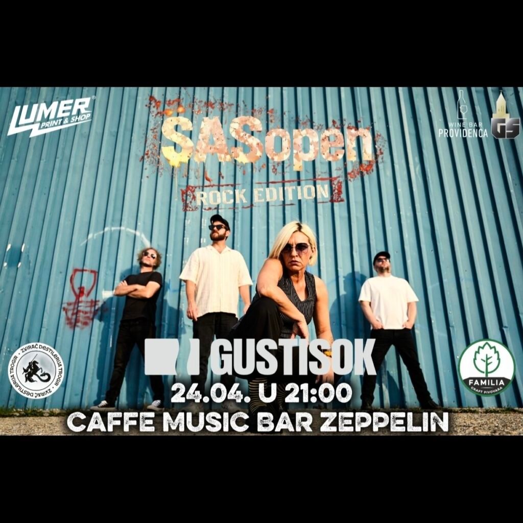 Split Alternative Scene - SAS nastavlja s koncertnim programom, 24.04. dolazi bjelovarski Gustisok!