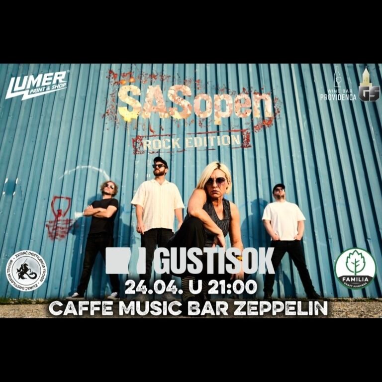Split Alternative Scene - SAS nastavlja s koncertnim programom, 24.04. dolazi bjelovarski Gustisok!