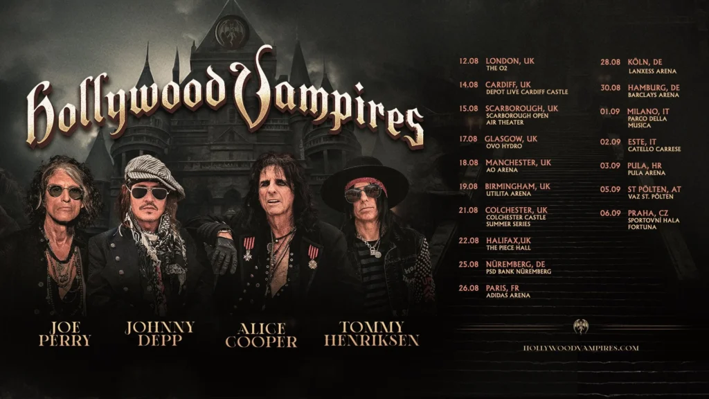 HOLLYWOOD VAMPIRES PRVI PUT U HRVATSKOJ – ROCK SPEKTAKL U PULSKOJ ARENI