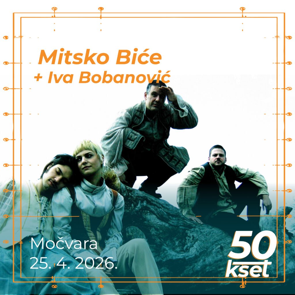 Mitsko Biće i Iva Bobanović sviraju u Močvari u sklopu programa KSET50