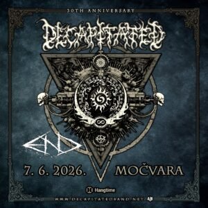 Zadarske metal legende E.N.D. kao posebni gosti uz Decapitated u Močvari!