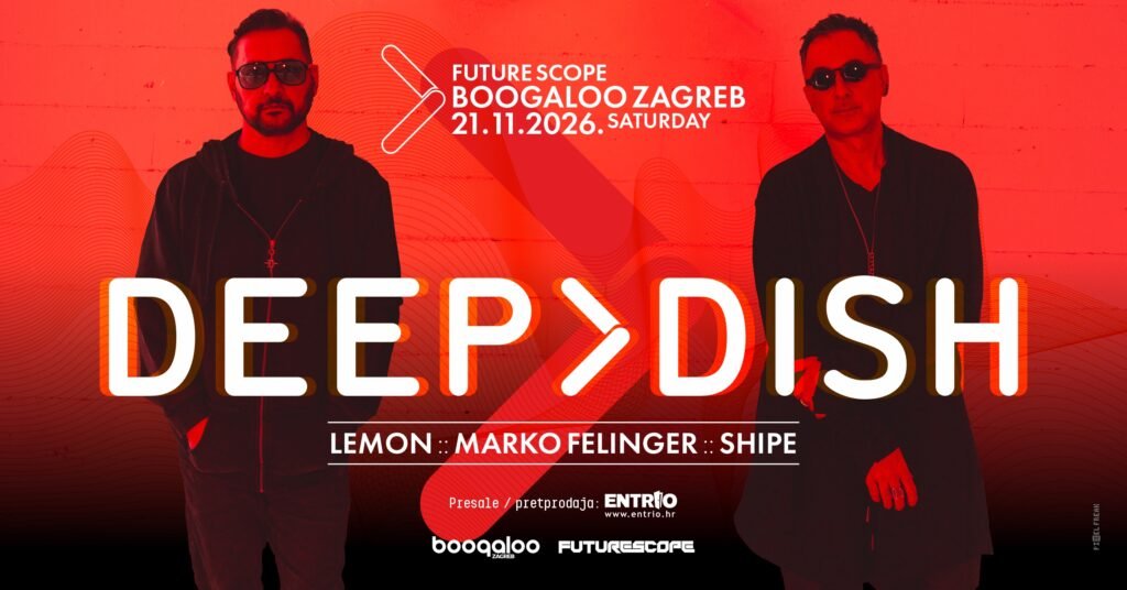 Future Scope najavljuje jesenji spektakl: Grammyjem nagrađeni Deep Dish 21. studenog u klubu Boogaloo